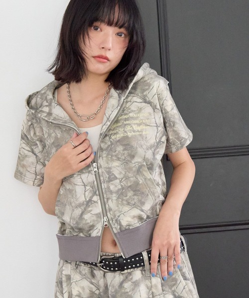 PBLIM(ページボーイリム)の「《UNISEX/セットアップ対応》サマーセットアップZIPパーカー(パーカー・レディース・リアルツリーカモ/ブルー/グレー・SMALL/MEDIUM)」の19枚目の写真
