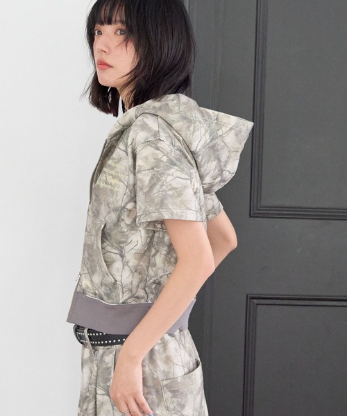 PBLIM(ページボーイリム)の「《UNISEX/セットアップ対応》サマーセットアップZIPパーカー(パーカー・レディース・リアルツリーカモ/ブルー/グレー・SMALL/MEDIUM)」の21枚目の写真