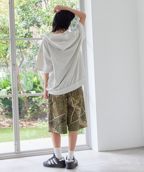 PBLIM(ページボーイリム)の「《UNISEX/セットアップ対応》サマーセットアップZIPパーカー(パーカー・レディース・リアルツリーカモ/ブルー/グレー・SMALL/MEDIUM)」の8枚目の写真