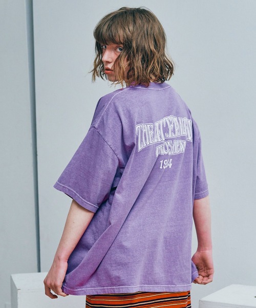 RNA（アールエヌエー）の「M2685 STRANGE STAR BIG T（Tシャツ/カットソー・レディース・パープル/スミクロ/ライム・MEDIUM）」の3枚目の写真