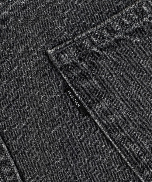 LAD MUSICIAN(ラッドミュージシャン)の「11.5oz BLEACH DENIM STRAIGHT PANTS(デニムパンツ・メンズ・ブラック系・42/46/44)」の10枚目の写真