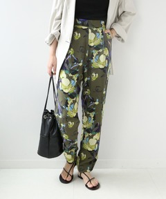 AmeriVINTAGE GRAINY FLOWER STRAIGHTパンツ GRAINY FLOWER STRAIGHT PANTS（その他パンツ）｜Ameri（アメリ）の