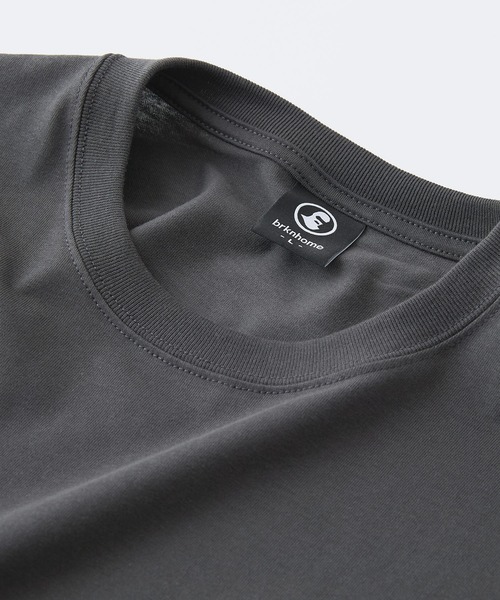 brknhome(ブロークンホーム)の「【BRKNHOME/ブロークンホーム】×【ZERO STAIN/ゼロステイン】コラボ 7分袖 裾ラウンド クルーネック ベースボール Tシャツ(Tシャツ/カットソー・メンズ・オフホワイト/スミクロ/ホワイト・LARGE/MEDIUM)」の14枚目の写真