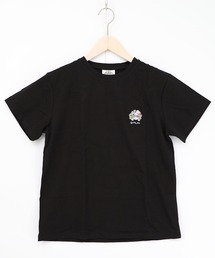 セール】161652：スカラーちゃんポーチ付き3柄展開キャラ刺繍Tシャツ