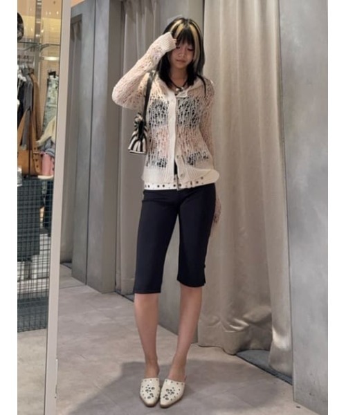 LAGUA GEM（ラグアジェム）の「BASIC CAPRI パンツ（その他パンツ・レディース・ブラック/ネイビー・X-SMALL/SMALL/MEDIUM）」の11枚目の写真