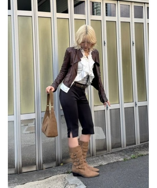 LAGUA GEM（ラグアジェム）の「BASIC CAPRI パンツ（その他パンツ・レディース・ブラック/ネイビー・X-SMALL/SMALL/MEDIUM）」の15枚目の写真