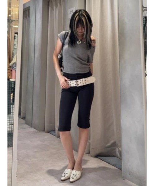 LAGUA GEM（ラグアジェム）の「BASIC CAPRI パンツ（その他パンツ・レディース・ブラック/ネイビー・X-SMALL/SMALL/MEDIUM）」の21枚目の写真