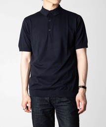 JOHN SMEDLEY / ADRIAN 30G コットンニット 半袖 ポロシャツ(STANDARD FIT)