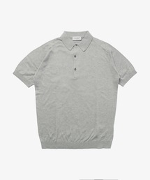 け*ー様 JohnSmedley ジョンスメドレー 半袖ポロ S シルバー JOHN SMEDLEY（ジョンスメドレー） 半袖ポロシャツ メンズ
