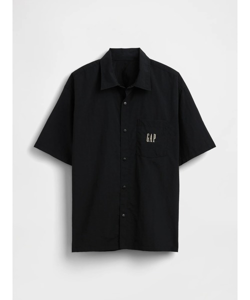 GAP(ギャップ)の「ナイロン100% ボクシーシャツ(シャツ/ブラウス・メンズ・グレー/ブラック/ベージュ/ピンク/オフホワイト・M/S/XS/L/XL)」の10枚目の写真
