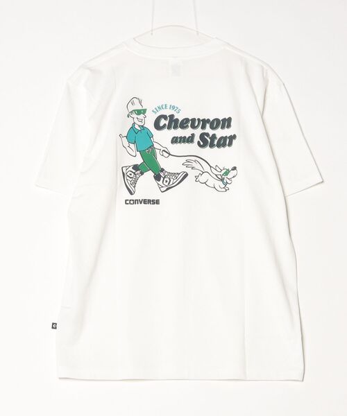CONVERSE（コンバース）の「コンバース  ACV DWALK TEE M 半袖Tシャツ（Tシャツ/カットソー・メンズ・オフホワイト/グレー/パープル・M/L/LL）」の5枚目の写真