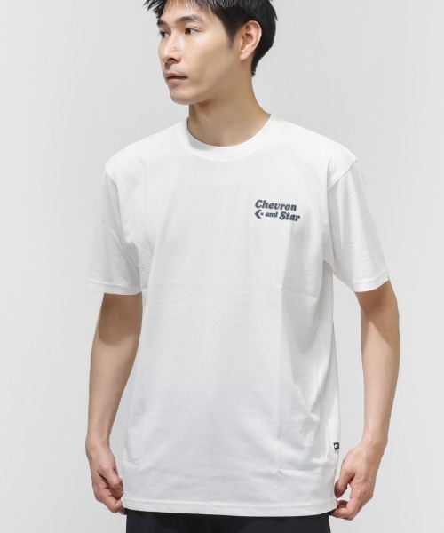 CONVERSE（コンバース）の「コンバース  ACV DWALK TEE M 半袖Tシャツ（Tシャツ/カットソー・メンズ・オフホワイト/グレー/パープル・M/L/LL）」の2枚目の写真