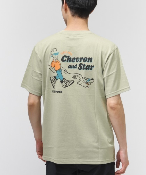 CONVERSE（コンバース）の「コンバース  ACV DWALK TEE M 半袖Tシャツ（Tシャツ/カットソー・メンズ・オフホワイト/グレー/パープル・M/L/LL）」の10枚目の写真