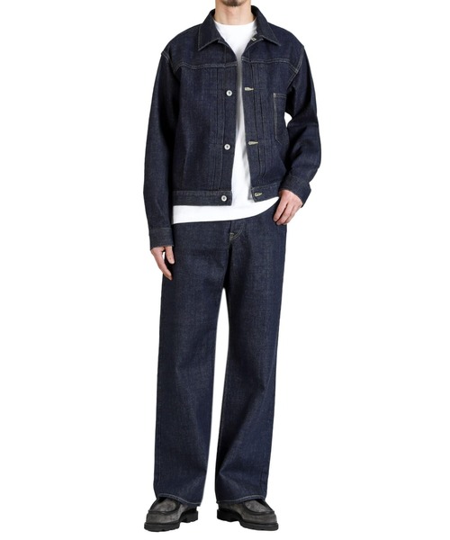 marka（マーカ）の「marka / マーカ：CLEAN CYLINDER FIT JEANS -ORGANIC COTTON 13.5oz SELVEDGE DENIM-：M26A10PT02C[COR]（デニムパンツ・メンズ・ワンウォッシュ・2(M)/1(S)/3(L)）」の10枚目の写真