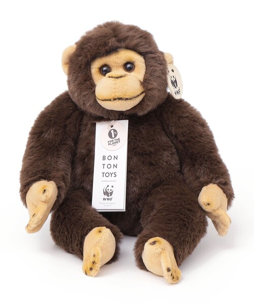 SHIPS（シップス）の「BON TON TOYS:WWF orangutan/chimpanzee ぬいぐるみ（その他・キッズ・キャメル/ブラウン・ONE SIZE）」の2枚目の写真
