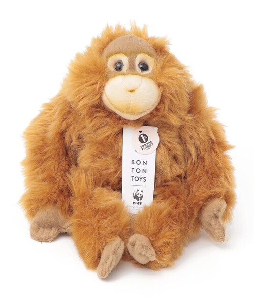 SHIPS（シップス）の「BON TON TOYS:WWF orangutan/chimpanzee ぬいぐるみ（その他・キッズ・キャメル/ブラウン・ONE SIZE）」の3枚目の写真