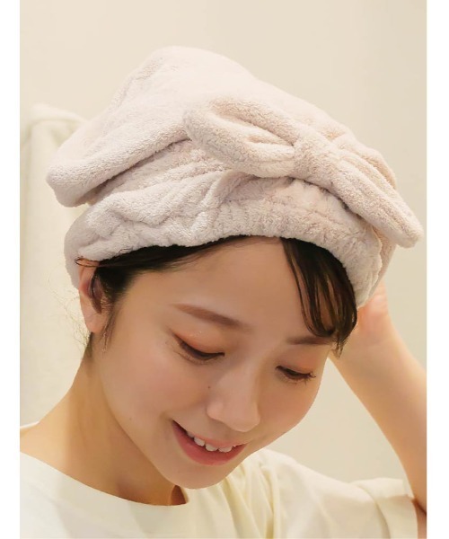 Edit Sheen(エディットシーン)の「リボンヘアキャップ(インテリア雑貨・レディース・ピンク/アイボリー/ブルー・FREE)」の5枚目の写真