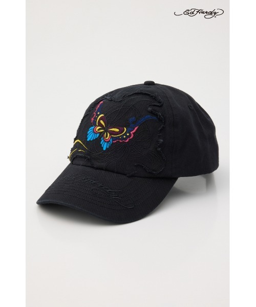 RODEO CROWNS WIDE BOWL(ロデオクラウンズワイドボウル)の「(Ed Hardy)キャップ(キャップ・レディース・アイボリー/ブラック/カモフラージュ/ブルー・FREE)」の3枚目の写真