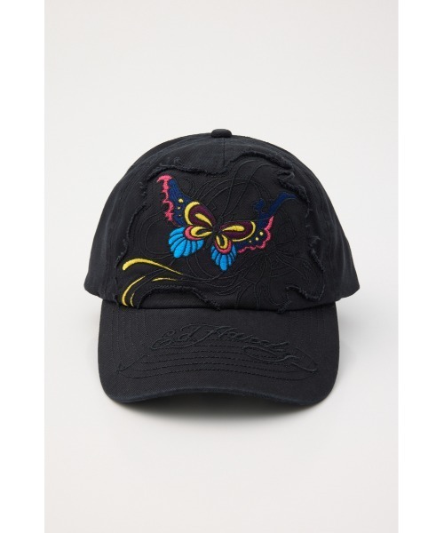 RODEO CROWNS WIDE BOWL(ロデオクラウンズワイドボウル)の「(Ed Hardy)キャップ(キャップ・レディース・アイボリー/ブラック/カモフラージュ/ブルー・FREE)」の7枚目の写真