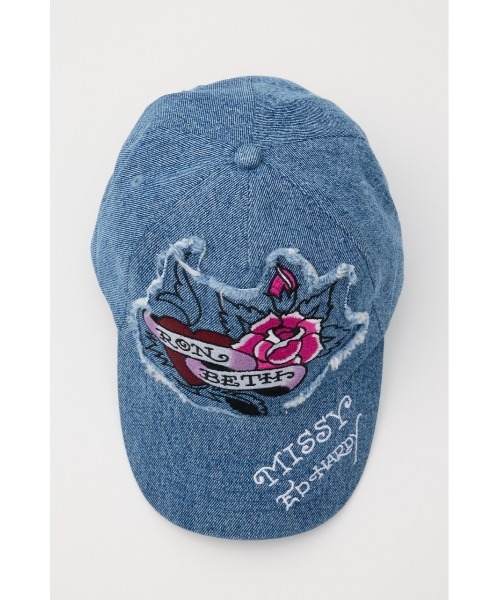 RODEO CROWNS WIDE BOWL(ロデオクラウンズワイドボウル)の「(Ed Hardy)キャップ(キャップ・レディース・アイボリー/ブラック/カモフラージュ/ブルー・FREE)」の13枚目の写真