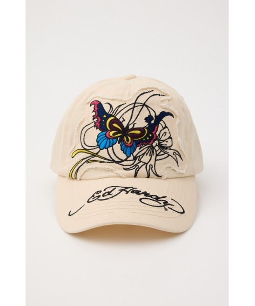RODEO CROWNS WIDE BOWL(ロデオクラウンズワイドボウル)の「(Ed Hardy)キャップ(キャップ・レディース・アイボリー/ブラック/カモフラージュ/ブルー・FREE)」の17枚目の写真