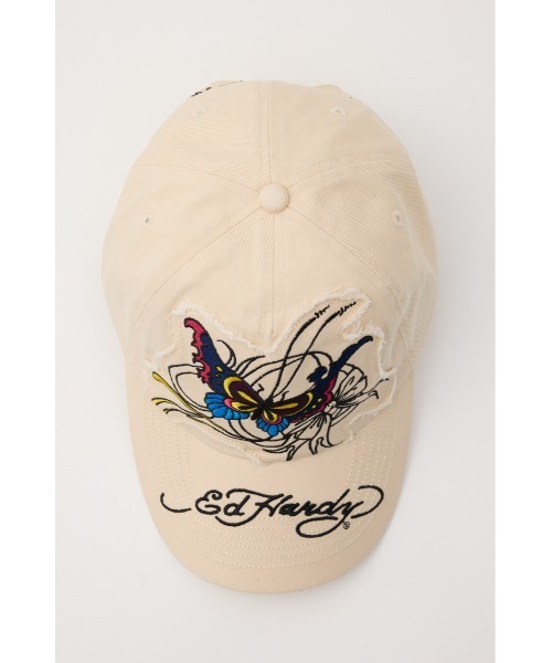 RODEO CROWNS WIDE BOWL(ロデオクラウンズワイドボウル)の「(Ed Hardy)キャップ(キャップ・レディース・アイボリー/ブラック/カモフラージュ/ブルー・FREE)」の18枚目の写真