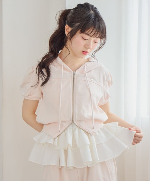 Heather(ヘザー)の「アソートフリルヘムキャミ 774800(キャミソール・レディース・オフホワイト/ホワイト系その他/ドット・FREE)」の5枚目の写真