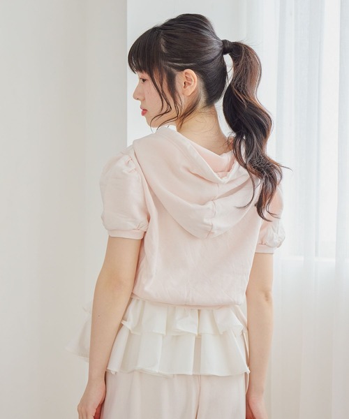 Heather(ヘザー)の「アソートフリルヘムキャミ 774800(キャミソール・レディース・オフホワイト/ホワイト系その他/ドット・FREE)」の10枚目の写真
