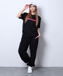 【BLACKQUEEN】ぷっくりBIGロゴスウェットセットアップ