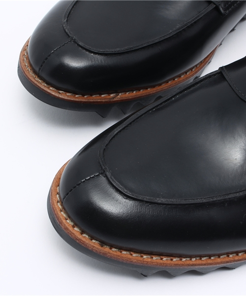 Lui's（ルイス）の「LONDON BROWN(ロンドン ブラウン) シャークソールコインローファーシューズ（その他シューズ・メンズ・ブラック・40/42/41）」の7枚目の写真