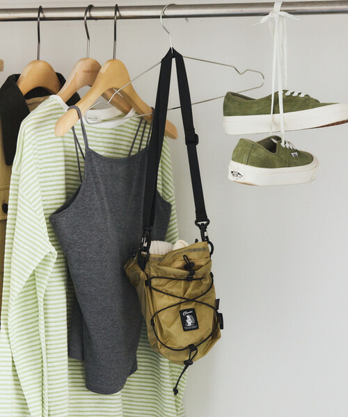 COBMASTER(コブマスター)の「Cobmaster × FREAK'S STORE/コブマスター × フリークスストア 別注 2WAY ROLLTOP&KINCHAKU SHOULDE(ショルダーバッグ・レディース・ベージュ/ブラック/グレー/ラベンダー・ONE SIZE)」の12枚目の写真