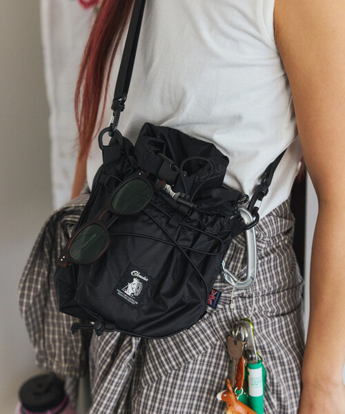 COBMASTER(コブマスター)の「Cobmaster × FREAK'S STORE/コブマスター × フリークスストア 別注 2WAY ROLLTOP&KINCHAKU SHOULDE(ショルダーバッグ・レディース・ベージュ/ブラック/グレー/ラベンダー・ONE SIZE)」の18枚目の写真
