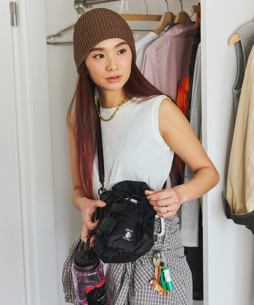 COBMASTER(コブマスター)の「Cobmaster × FREAK'S STORE/コブマスター × フリークスストア 別注 2WAY ROLLTOP&KINCHAKU SHOULDE(ショルダーバッグ・レディース・ベージュ/ブラック/グレー/ラベンダー・ONE SIZE)」の19枚目の写真