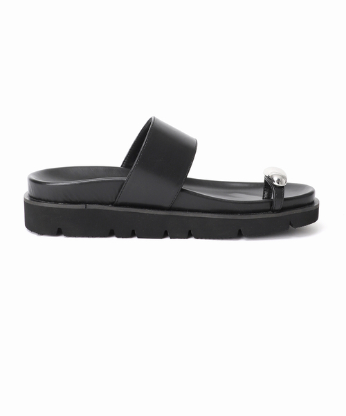 ATELIER BRUGGE(アトリエブルージュ)の「【atelier brugge/アトリエブルージュ】Toe ring sandals(サンダル・レディース・ブラック・22.5cm/24.5cm/23.5cm)」の9枚目の写真