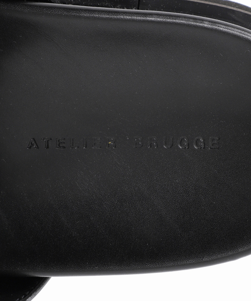 ATELIER BRUGGE(アトリエブルージュ)の「【atelier brugge/アトリエブルージュ】Toe ring sandals(サンダル・レディース・ブラック・22.5cm/24.5cm/23.5cm)」の11枚目の写真