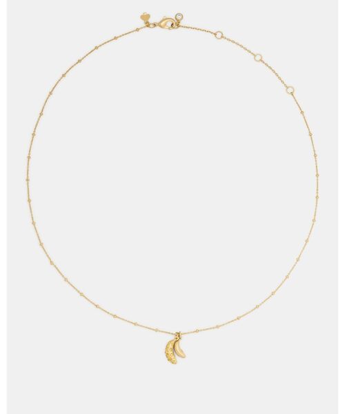 kate spade new york（ケイトスペード ニューヨーク）の「サマー デイズ バナナ ペンダント（ネックレス・レディース・ブラウン・ONESIZE）」の3枚目の写真