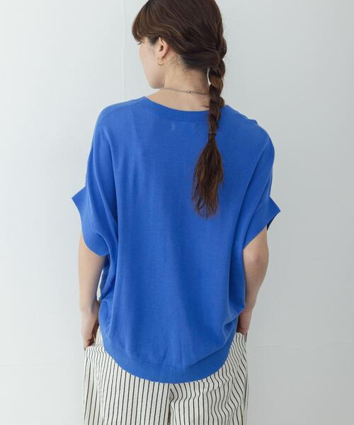 URBAN RESEARCH Sonny Label(アーバンリサーチサニーレーベル)の「クールミストコクーンフレンチニットプルオーバー(ニット/セーター・レディース・ライトグレー/ブラウン/ブルー・FREE)」の12枚目の写真