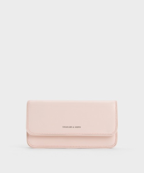 CHARLES & KEITH(チャールズ & キース)の「Lane レーン ハンドルウォレット(財布・レディース・ピンク系その他3/スミクロ/クリーム・XS)」の3枚目の写真