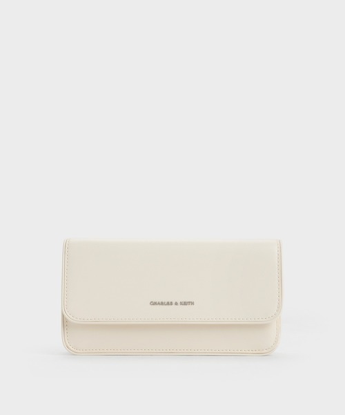 CHARLES & KEITH(チャールズ & キース)の「Lane レーン ハンドルウォレット(財布・レディース・ピンク系その他3/スミクロ/クリーム・XS)」の4枚目の写真