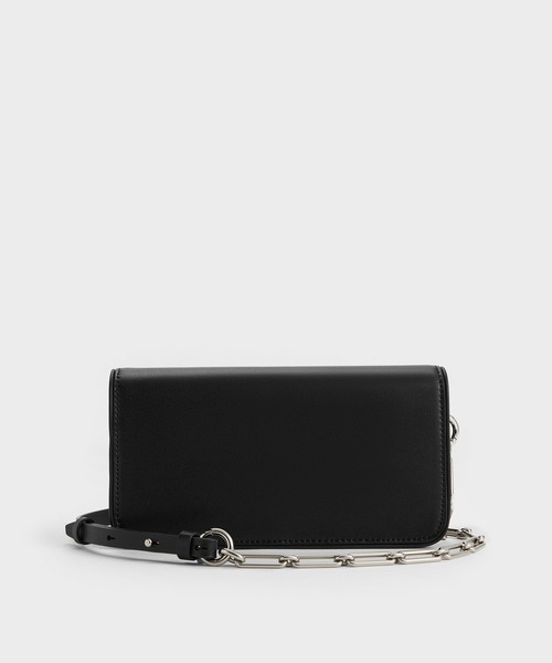 CHARLES & KEITH(チャールズ & キース)の「Lane レーン ハンドルウォレット(財布・レディース・ピンク系その他3/スミクロ/クリーム・XS)」の10枚目の写真