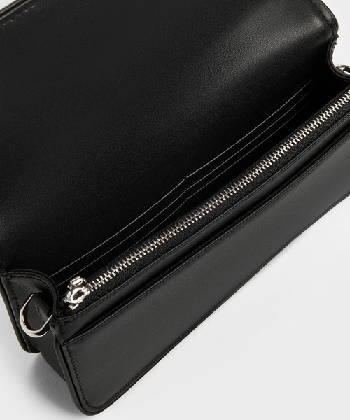 CHARLES & KEITH(チャールズ & キース)の「Lane レーン ハンドルウォレット(財布・レディース・ピンク系その他3/スミクロ/クリーム・XS)」の12枚目の写真