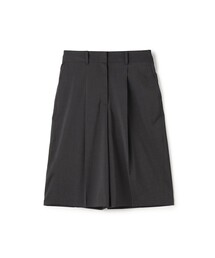 ポリエステルツイル ハーフクロップドパンツ