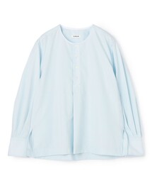 プルオーバー」に該当するレディースのシャツ/ブラウス（ブルー