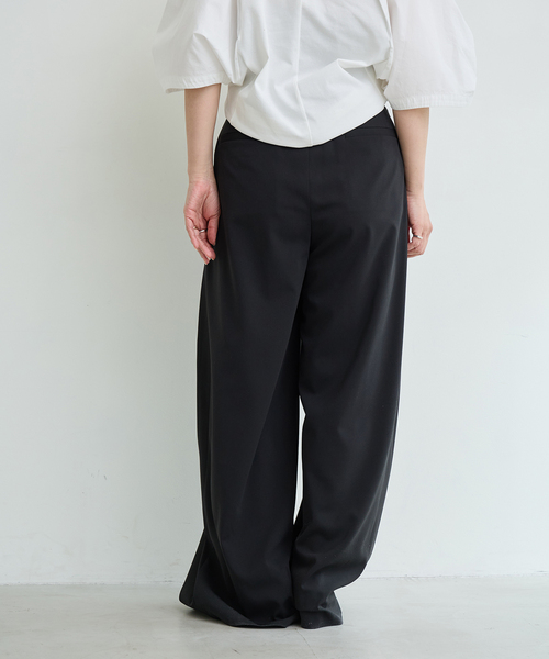 IENA LA BOUCLE(イエナラブークル)の「《追加》洗濯機洗い可 ウーステッドライクシャンブレータックスラックス(スラックス・レディース・チャコールグレー/グレー/ブラック・34/36/38/40)」の19枚目の写真