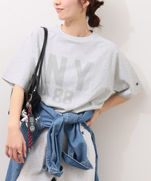 《追加》別注【Champion/チャンピオン】16s/1 Jersey TEE Bleach Wash:Tシャツ