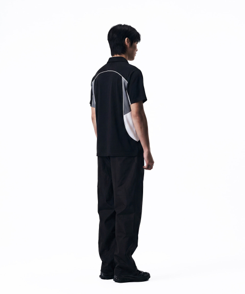 HYUNFIT（ヒョンフィット）の「SPORTY COLLAR T-SHIRT-[BLACK]（ポロシャツ・メンズ・その他・MEDIUM/LARGE/X-LARGE）」の6枚目の写真