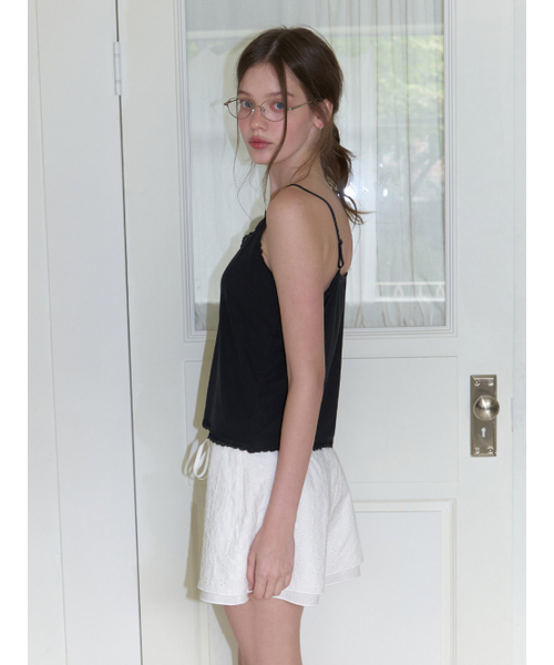RE_L（リエル）の「[2nd] Rosa lace sleeveless (black)（Tシャツ/カットソー・レディース・その他・FREE）」の6枚目の写真