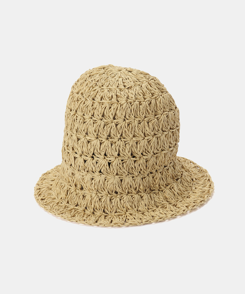 B.C STOCK(ベーセーストック)の「Odds / オッズ 別注 HANAGARA HAT(ハット・レディース・ブラック/ベージュ・FREE)」の2枚目の写真