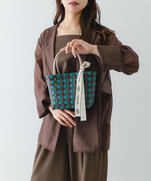 RODE SKO（ロデスコ）の「ロゴリボンメルカドプチバッグ（ショルダーバッグ・レディース・グリーン系その他/ライトベージュ/ブラウン系その他・ONE）」の6枚目の写真