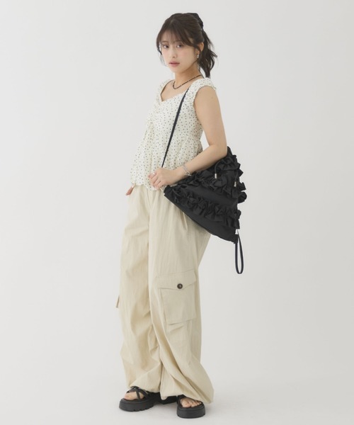 archives（アルシーヴ）の「【シンプルなのにこなれ見え】チノバレルタックカーゴパンツ（カーゴパンツ・レディース・ベージュ/アイボリー/カーキ・MEDIUM）」の15枚目の写真